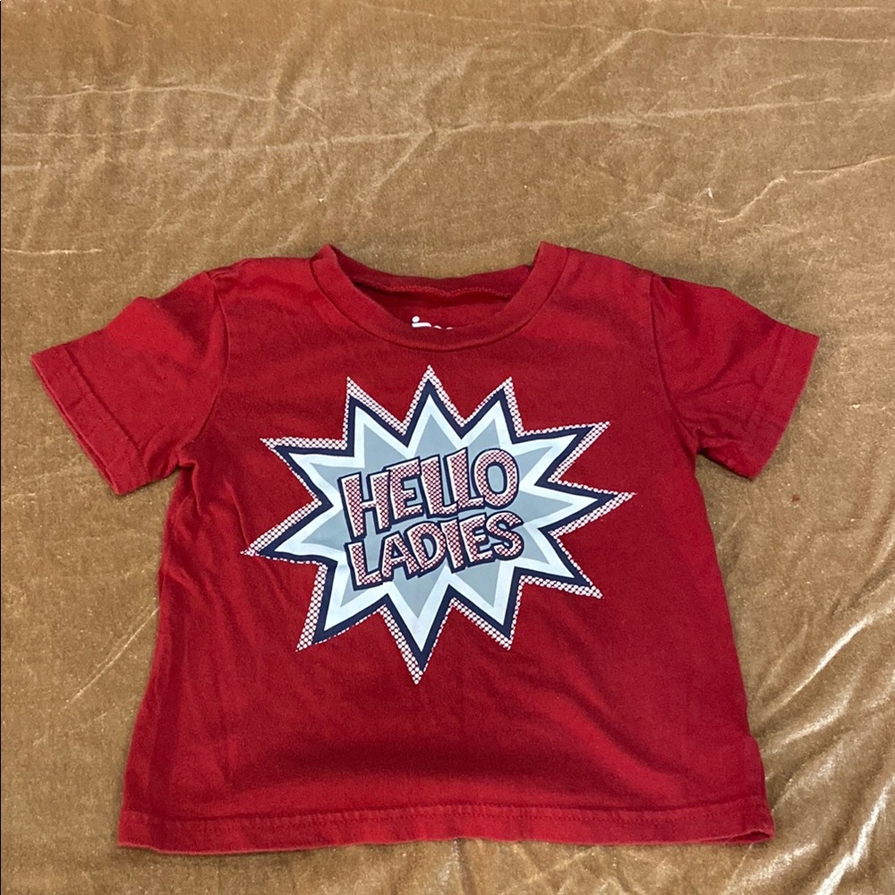 Circo Red Comic Burst Short Sleeve Tee